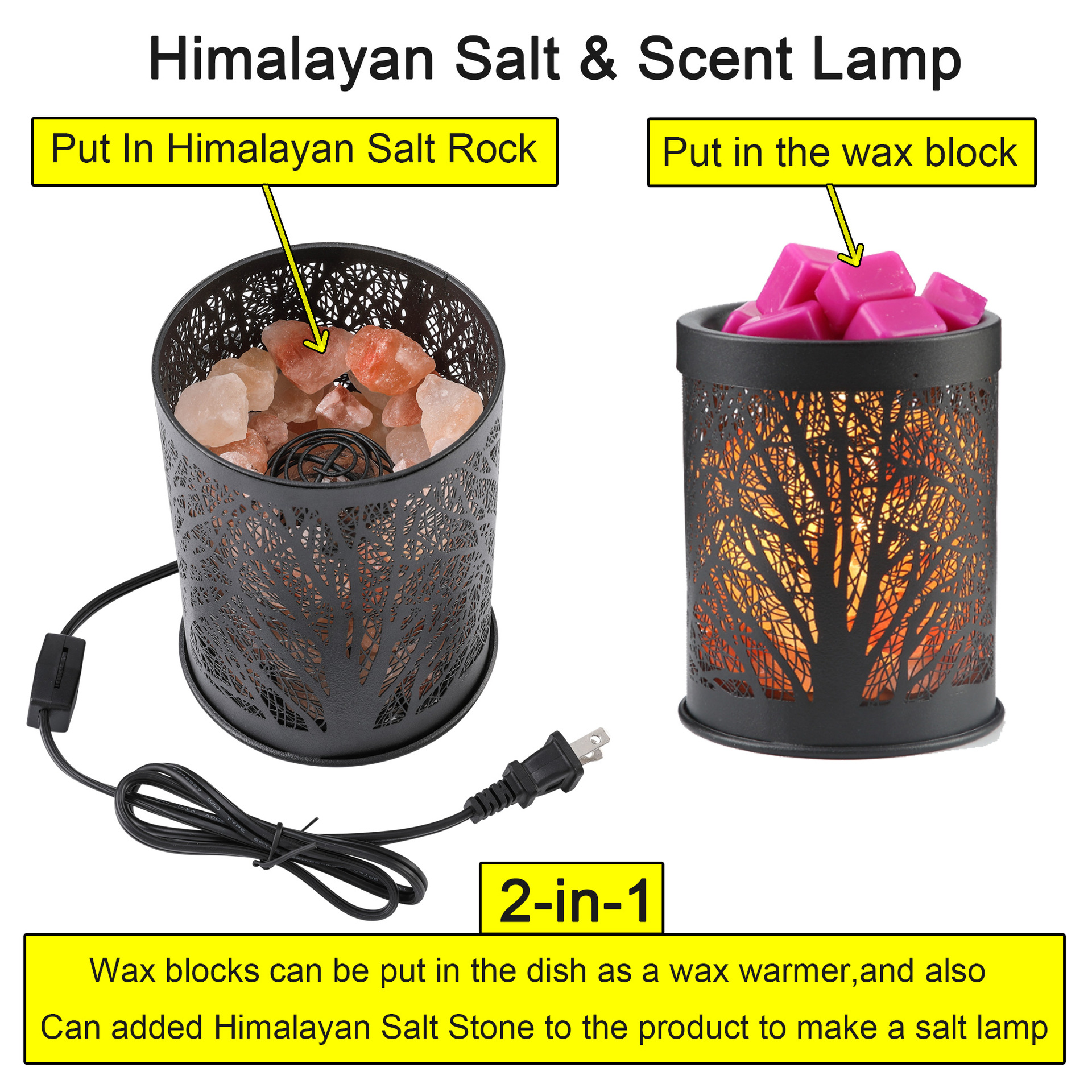 Title 5, Himalayan Salt Stone Suction Lamp Fragrance Lamp