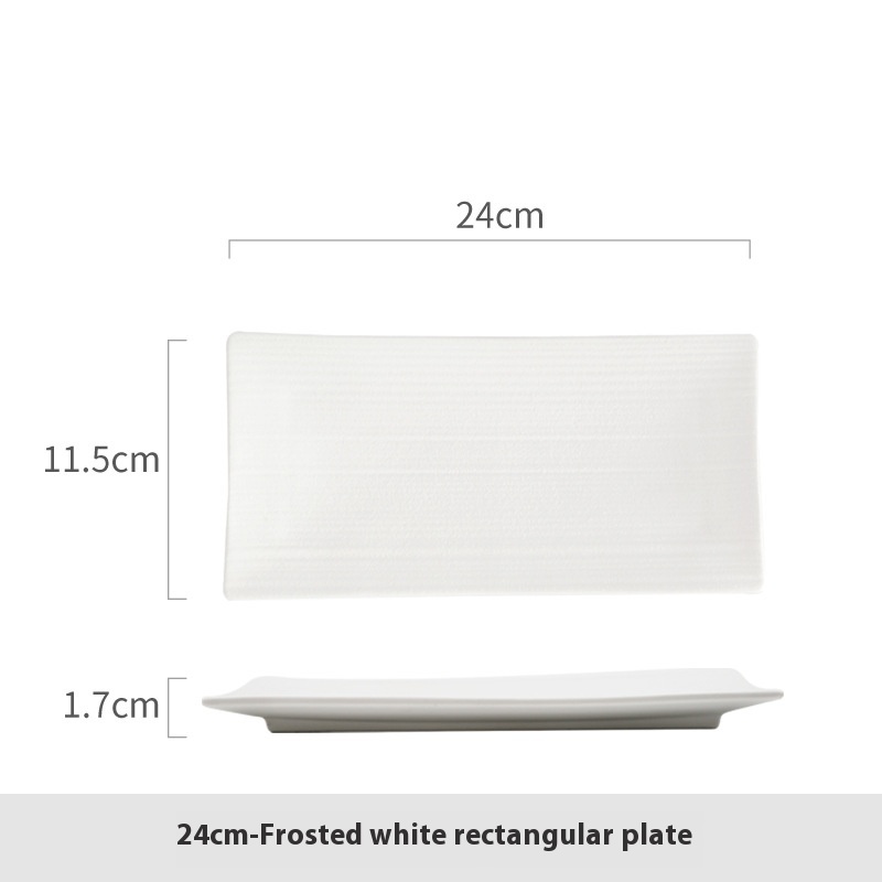 24cm Matte White