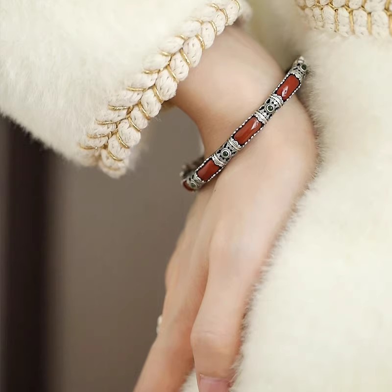 Vintage Ethnic-style Hollow Womens Bracelet