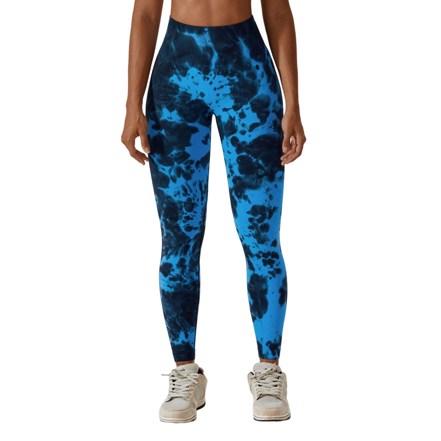 Tie Dye Seamless High Waist Yoga Pants - Image 6