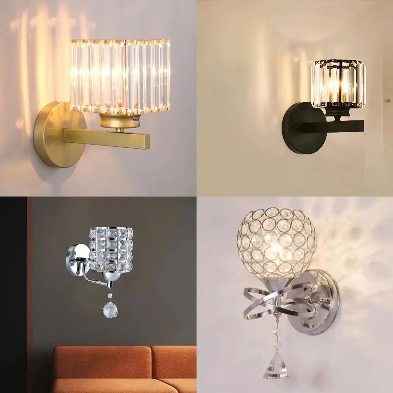 Modern Minimalist Crystal Bedside Lamp For The Bedroom