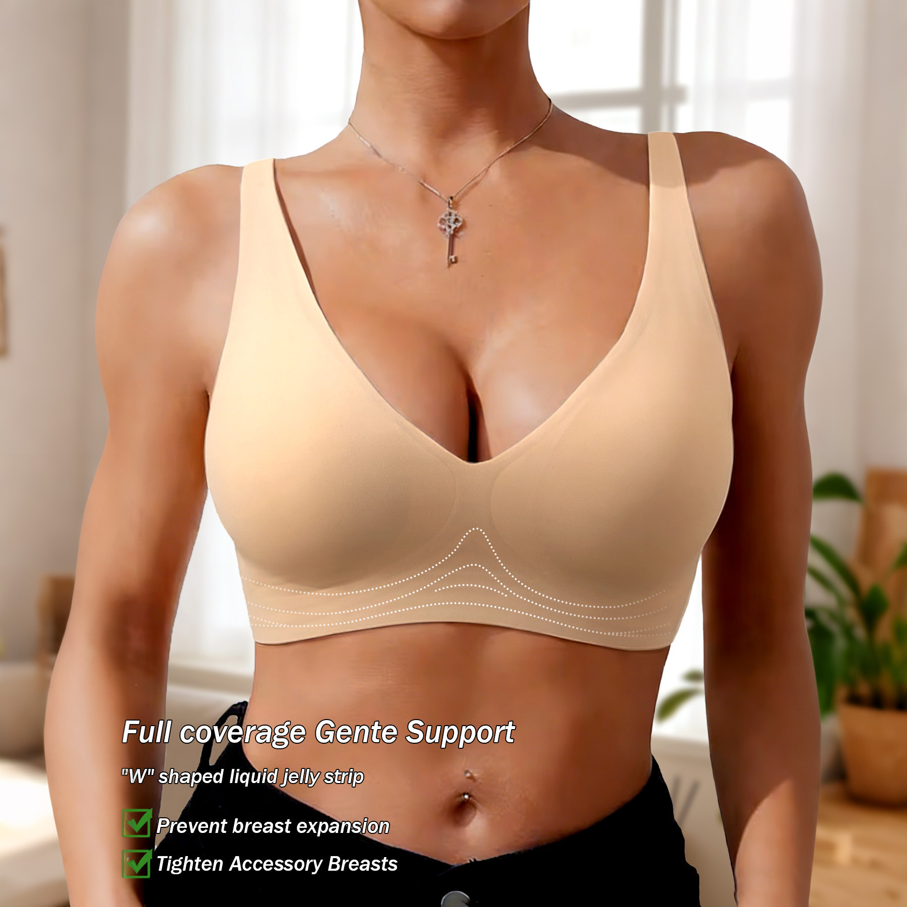 Comfortable And Lifting Sports Bra That Enhances Cleavage