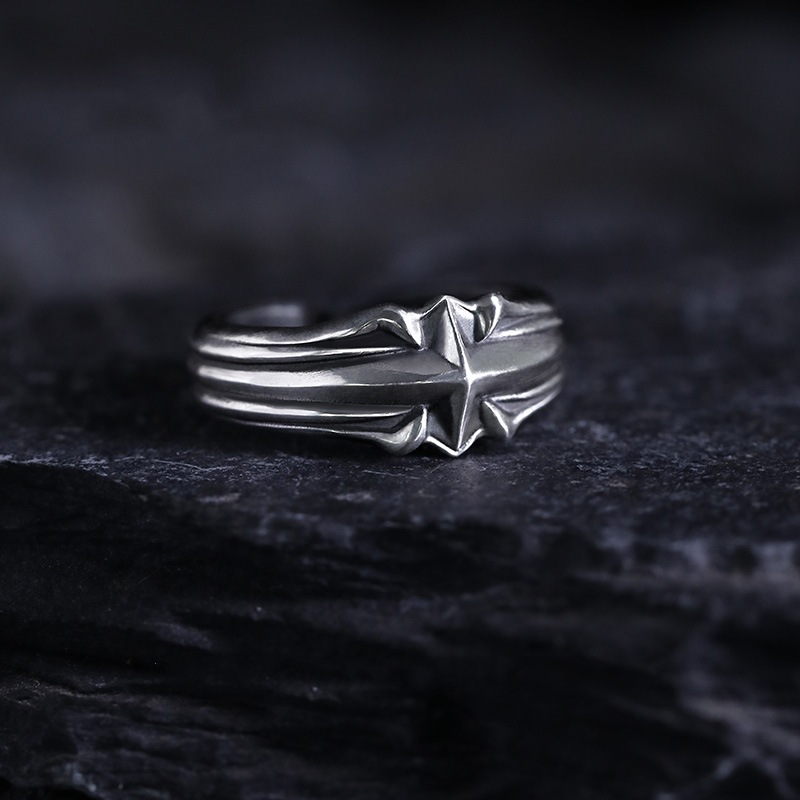 Vintage Ring Men's Punk Thai Silver