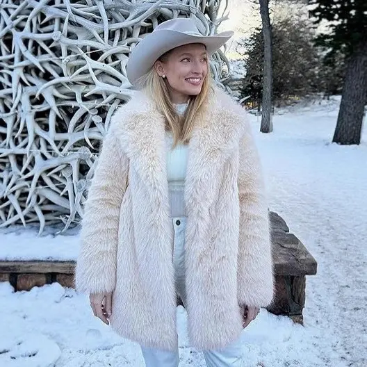 Long Faux Fur Coat