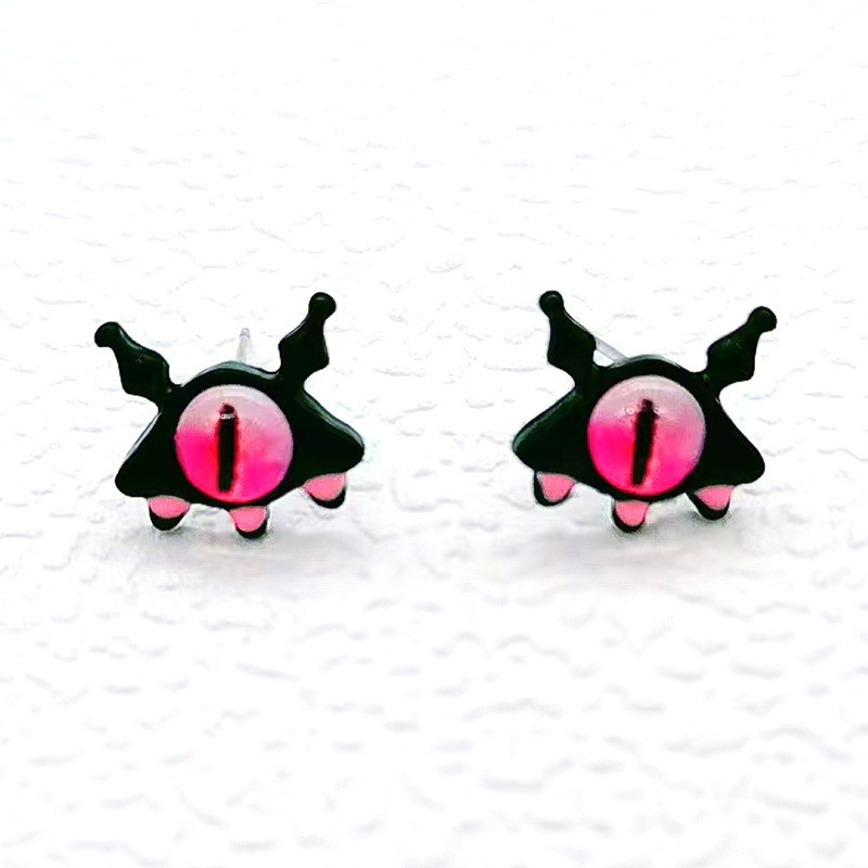 Cute Little Opal Stone Ear Studs Female