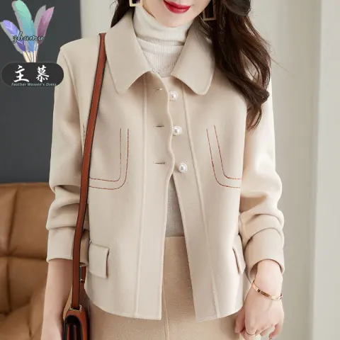Fashionable Korean Style Slimming Casual All-matching Graceful Solid Color