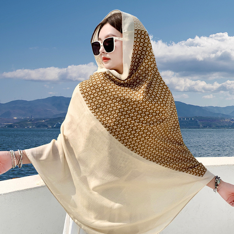 Women's Outer Scarf For Traveling In Western Sichuan Grassland - Image 6