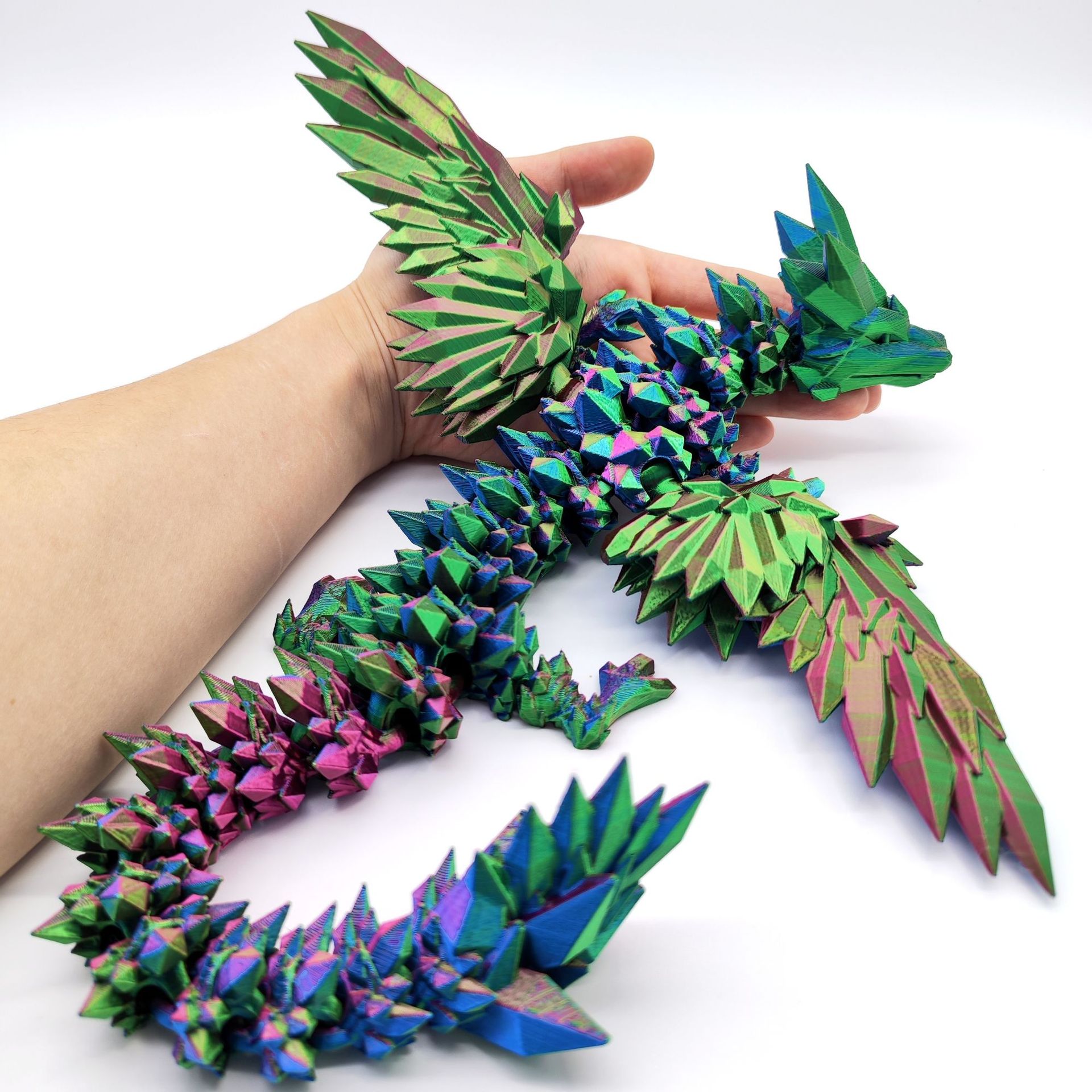 3D-printed Dragon Ornament Divine Dragon Craftwork