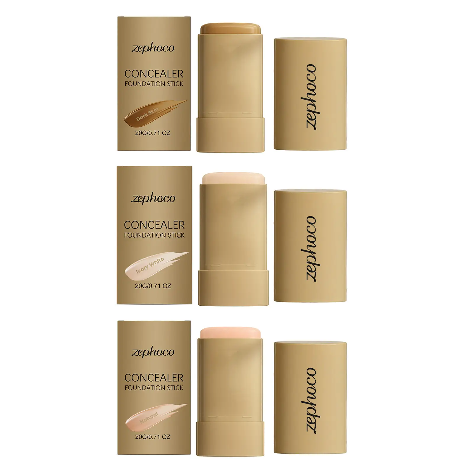 Natural Concealing Makeup Portable Foundation Stick