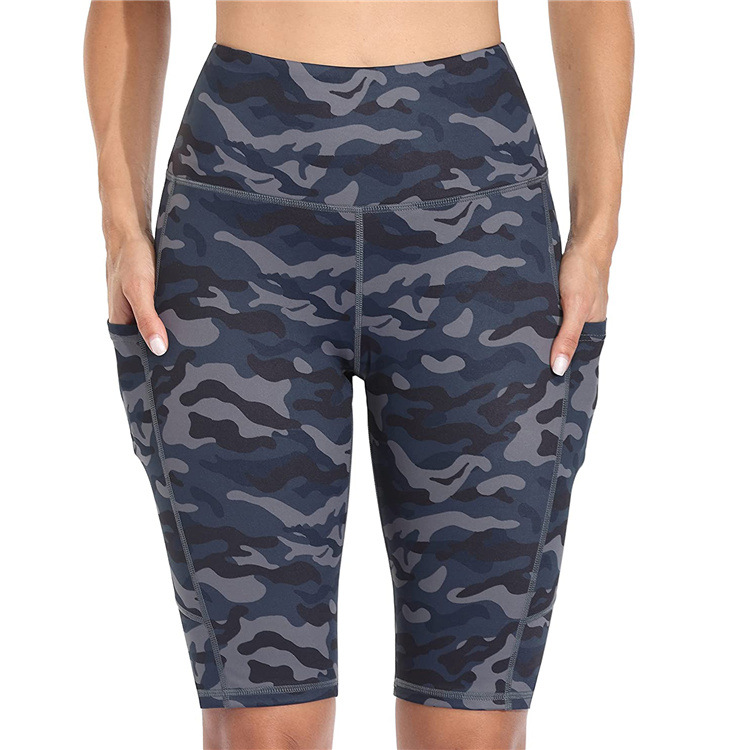 Women's Fashion Casual Leopard Print Printed High Waist High Stretch Yoga Pants Gray - Shop at LoveMi