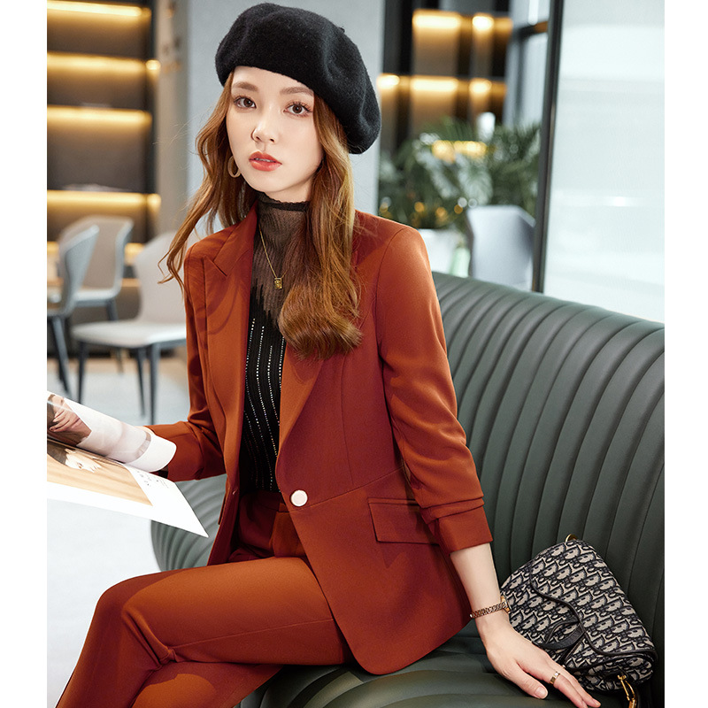 Business Suit Women's Fashion Blazer Two-piece Suit