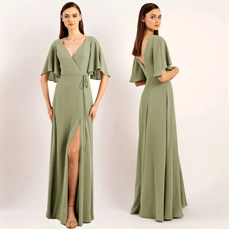 Clothing Fresh And Pure Design Fairy Simple Dress Daily - Grass Green Type A
