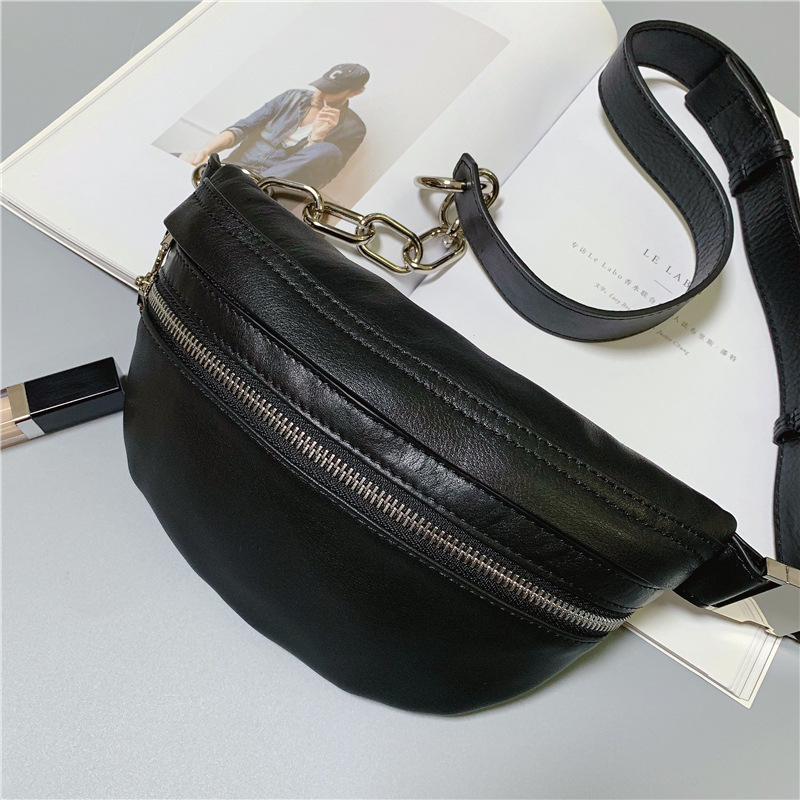 Title 8, Womens Leather Crossbody Semicircle Saddle Bag...