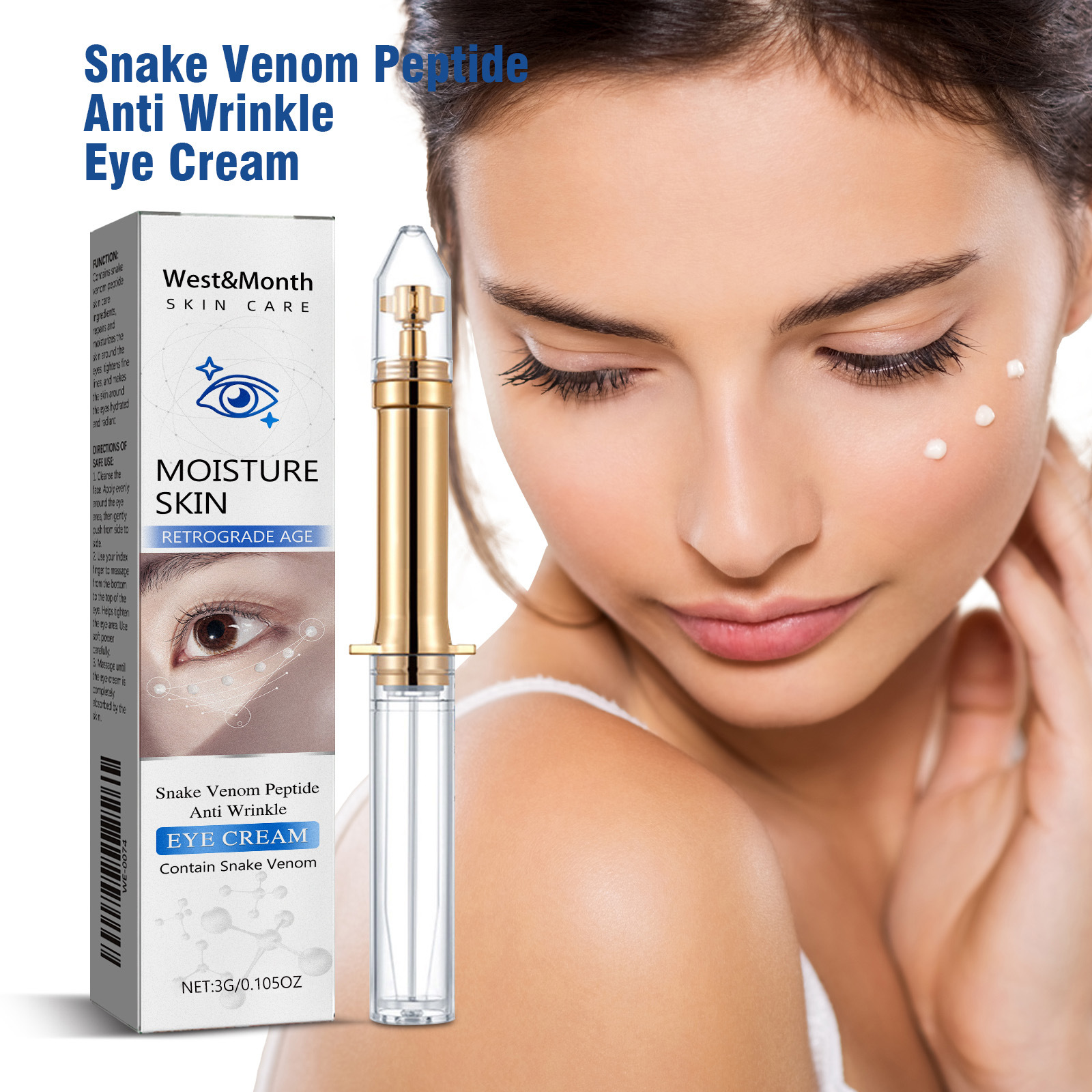 WEST MONTH Eye Cream Gently Hydrates And Nourishes The Delicate, Smooth Skin Around The Eyes