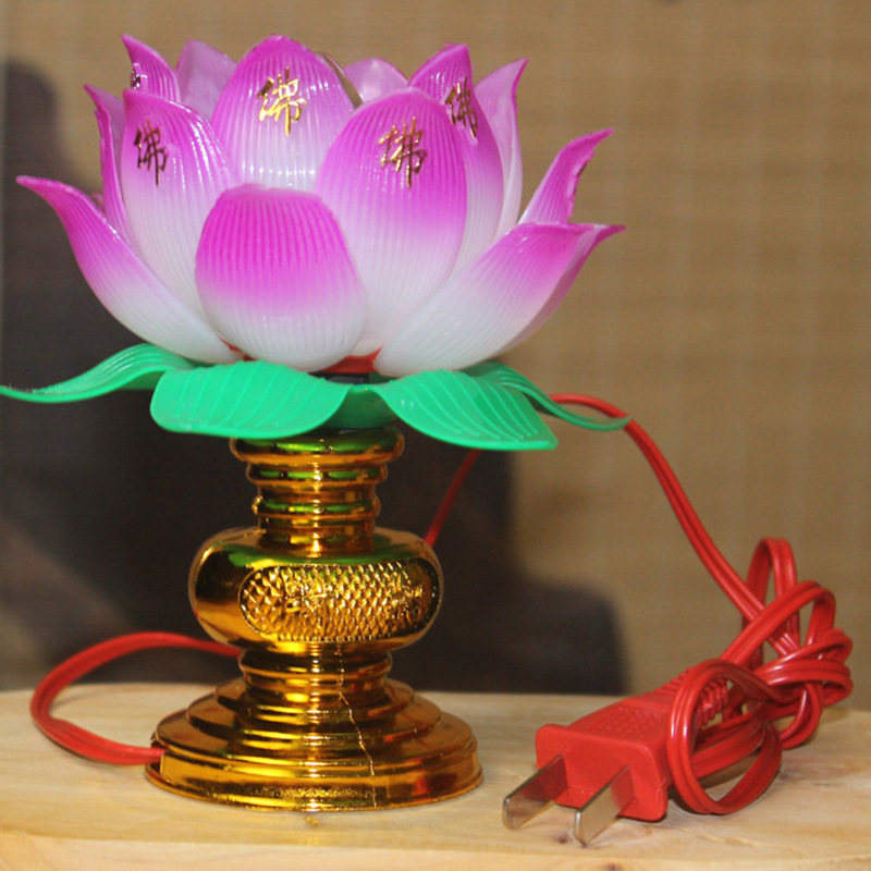 Title 3, Buddha Light Plug-in Worshiping Lamp Illuminate...