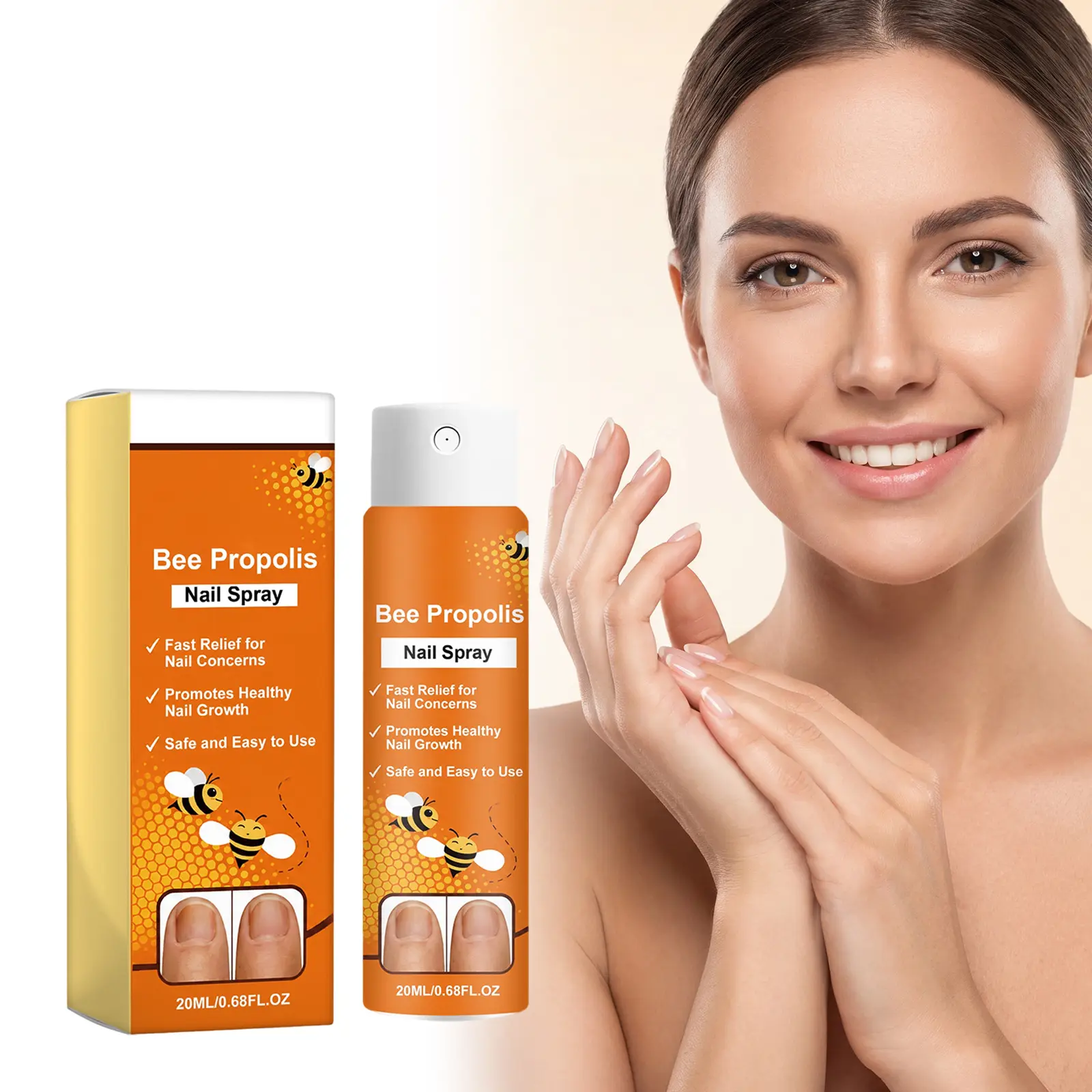 Refreshing And Brightening Nail Care Spray
