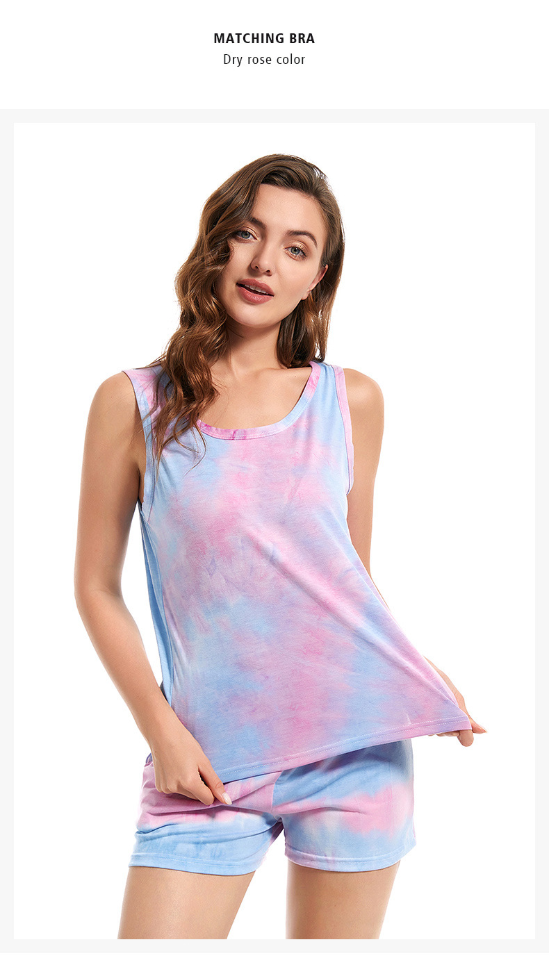 Title 22, Color Tie-dyed Modal Cotton Pajamas Women