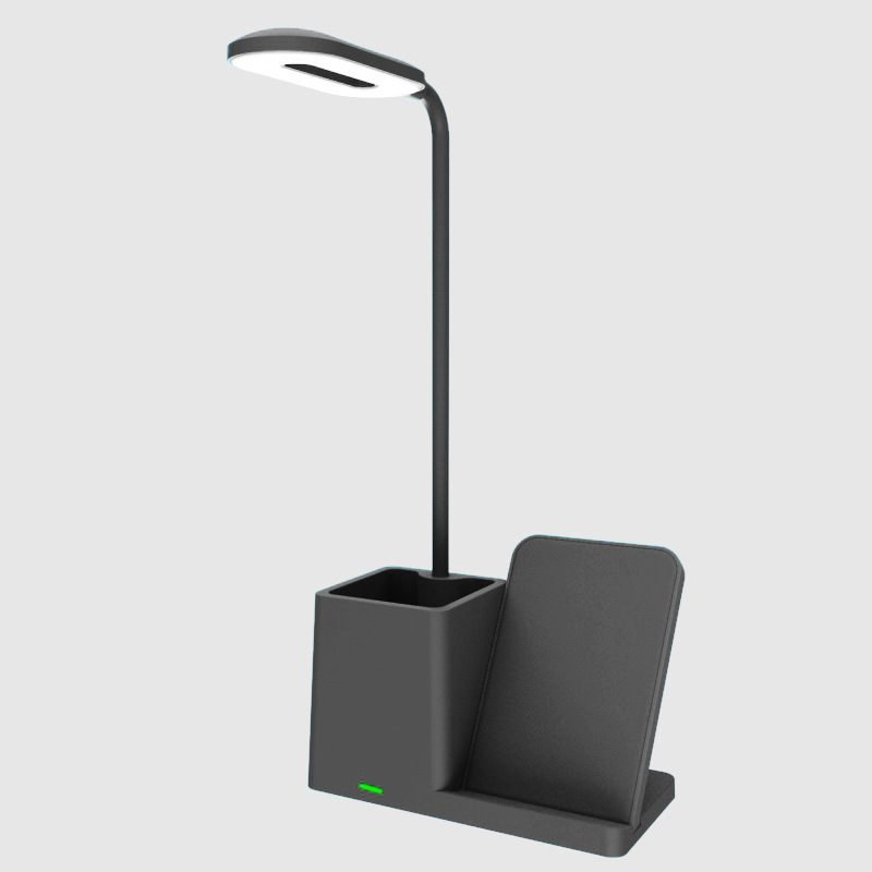 Three-in-one Wireless Charger Desk Lamp Pen Holder 15W Fast Wireless Charger Electricity