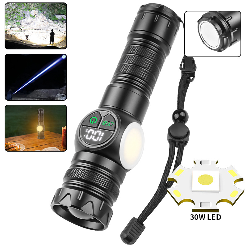 New White Laser High-Intensity Long-Range Flashlight