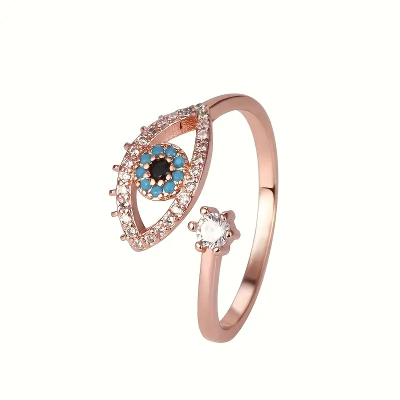 Versatile Zircon Womens Ring Jewelry Accessory 5