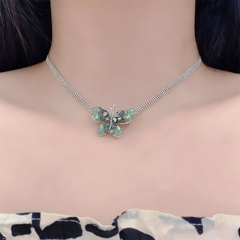Butterfly Zircon Necklace, picture 3 of 4