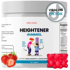Height Gummy Red Bear Heightener Gummies - 60 Tablets Per Bottle - View 1