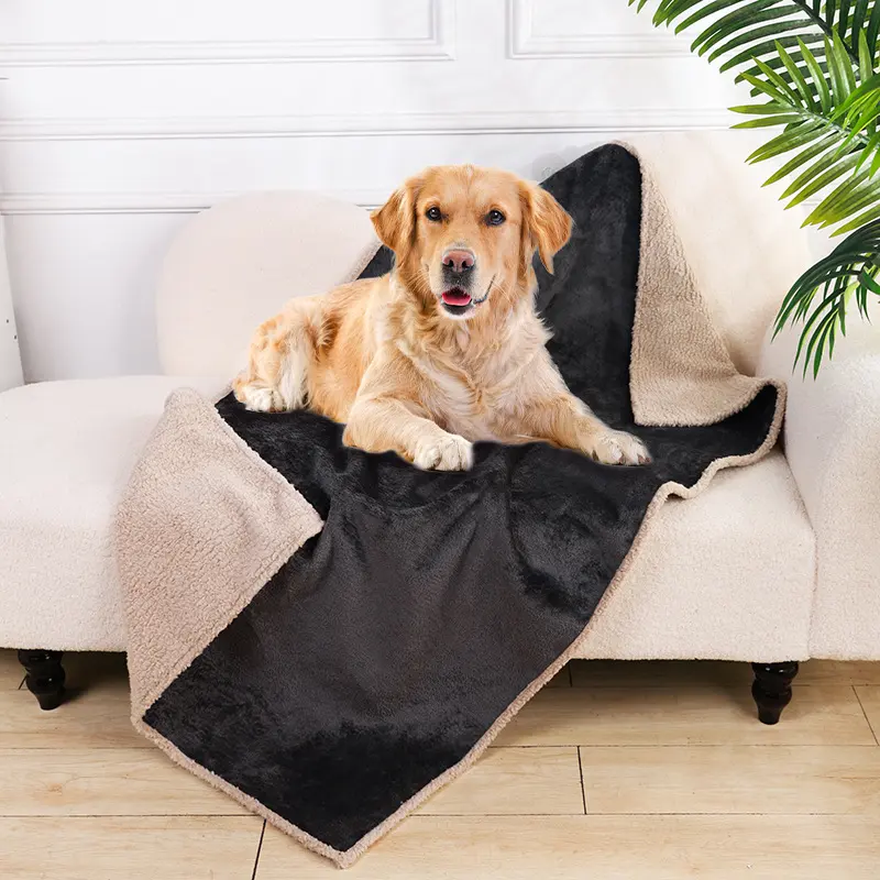 Flannel Fleece Composite Thickened Pet Pad