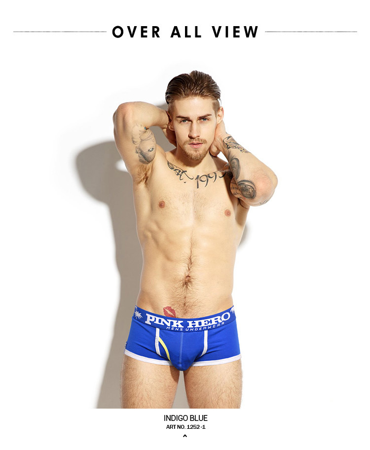 Title 1, Cueca boxer masculina U-bag com estampa de dese...