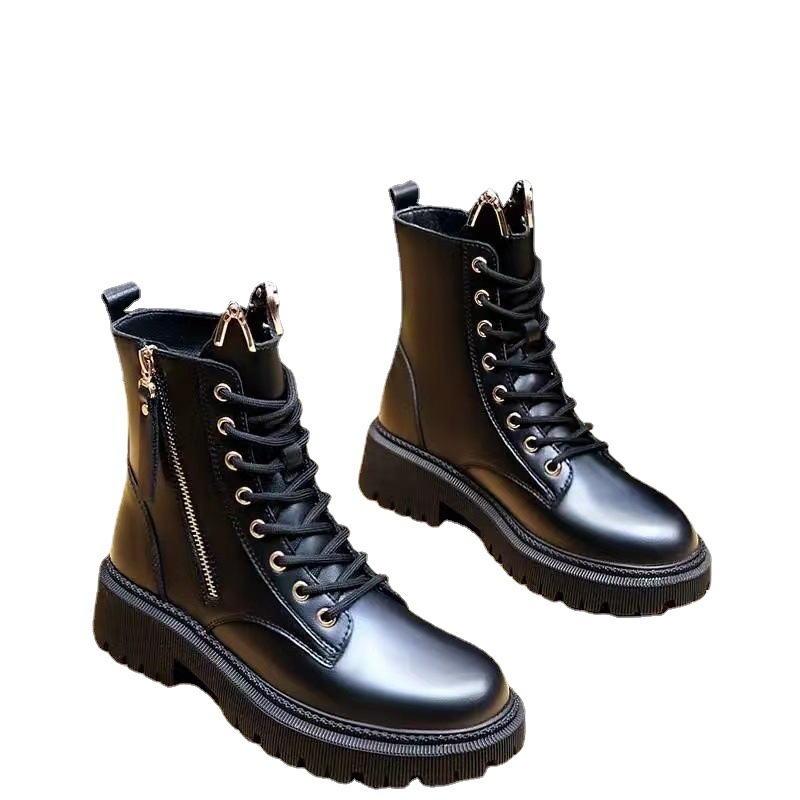 Dr Martens Boots Women's Thin Leather Breathable Winter Fleece-lined