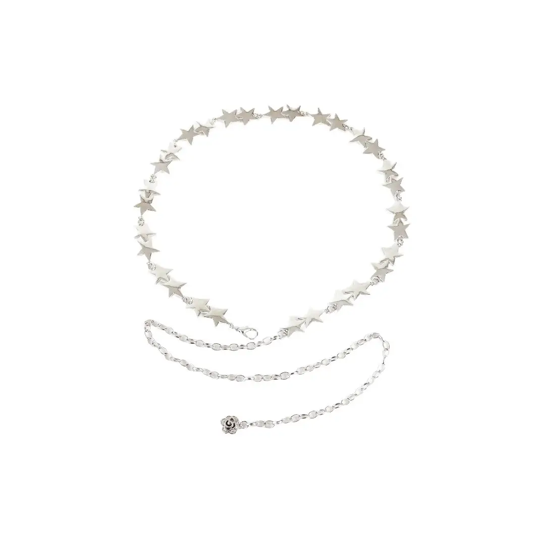 New Retro Metal Star Waist Chain Women's Accessory