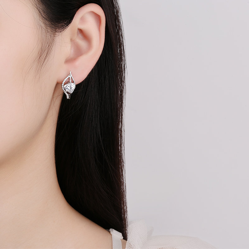 Simple And Stylish Earrings Jewelry Silver Plated