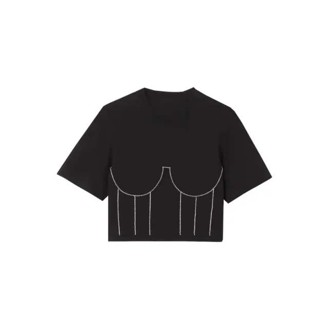 Women's Loose Short And Simple Top Black - Shop at LoveMi