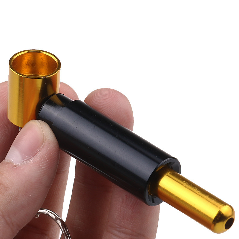 Title 9, Metal Battery Pipe With Keychain