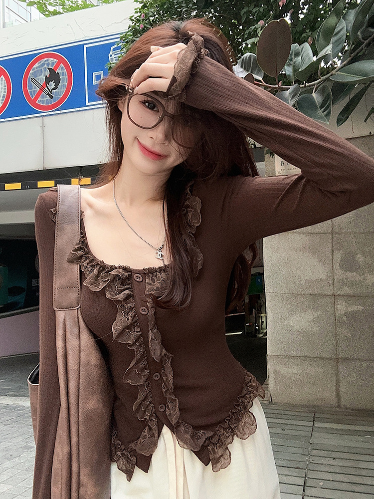 Women's Autumn Design Sense Slim Fit Slimming Top