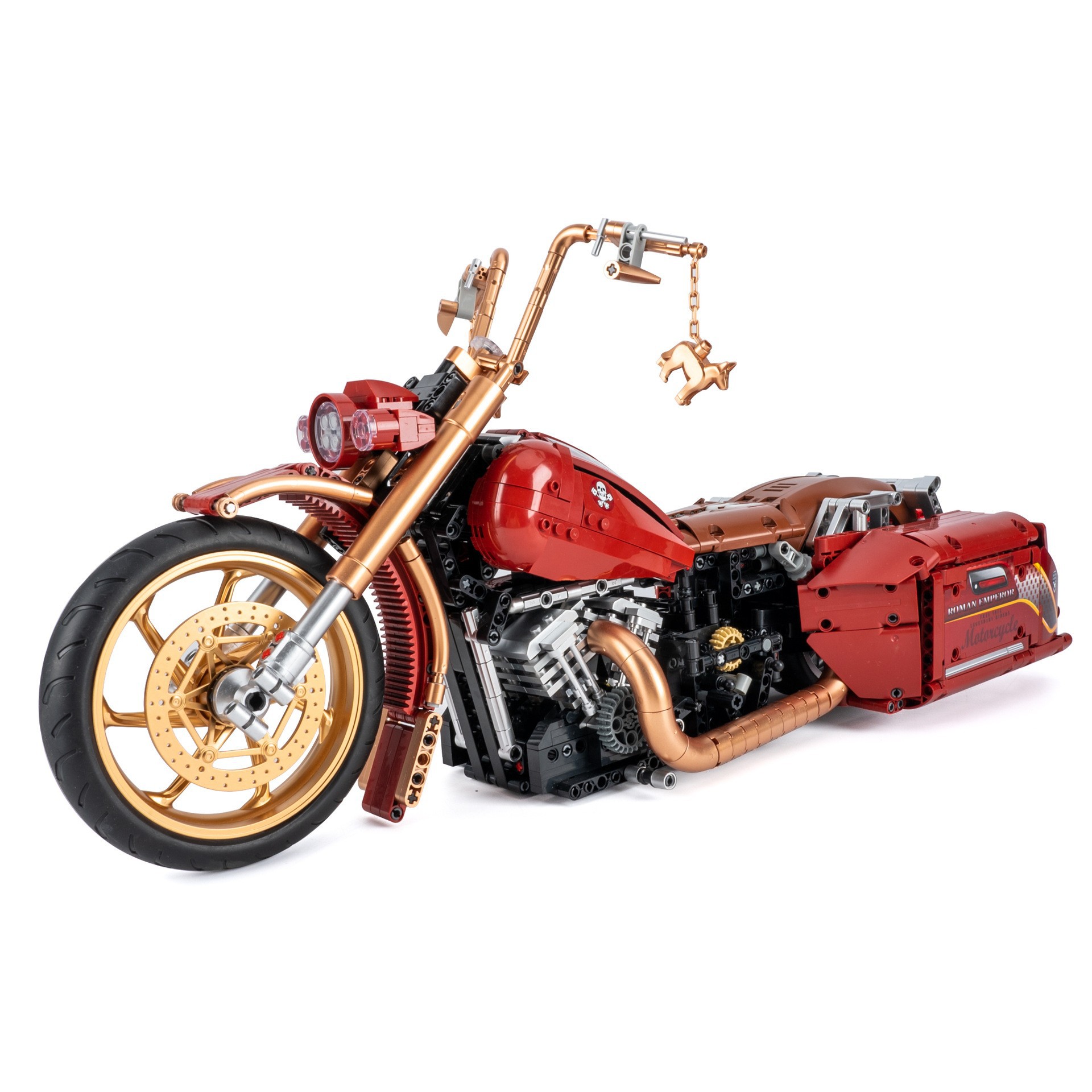 10514 Retro Harley Motorcycle