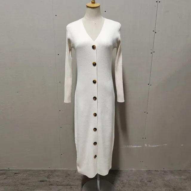 Women's Slim Fit Long Sweater Coat Beige - Shop at LoveMi