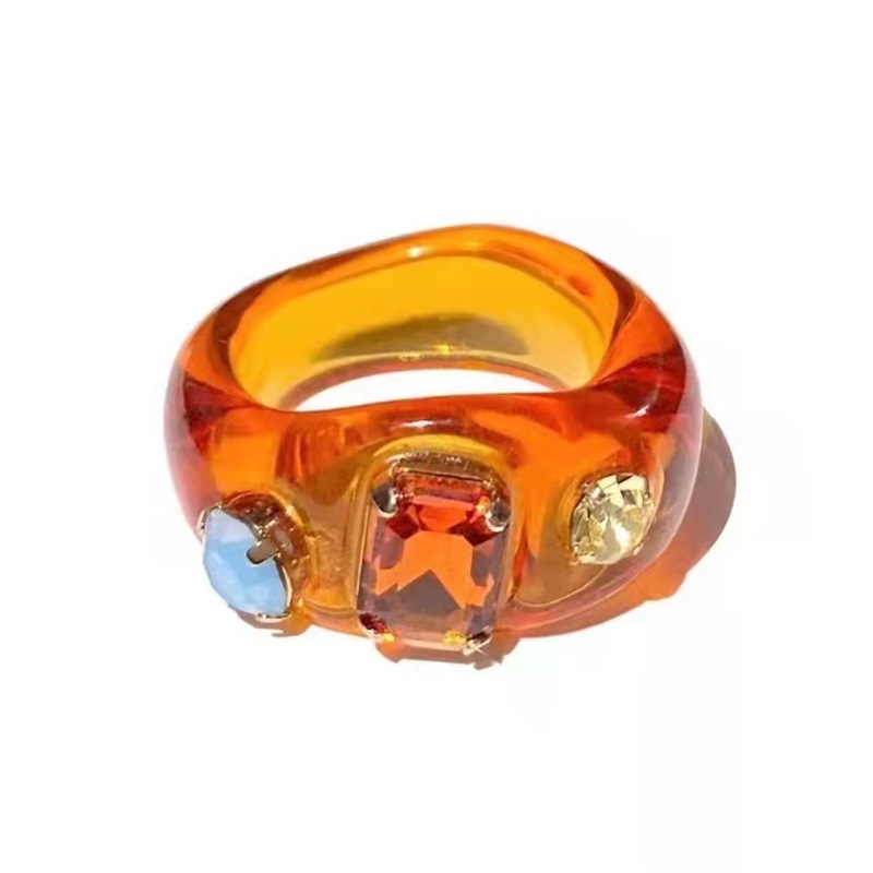 Candy Elegant Candy Color Gem Ring