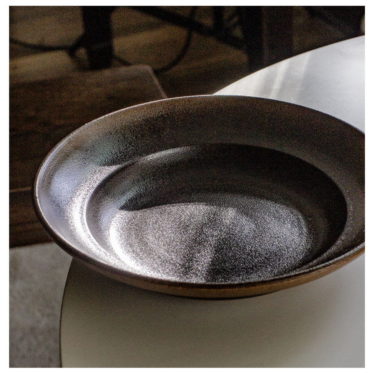 Creative Retro Ceramic Salad Bowl Food Plate