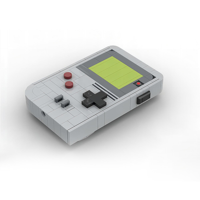 Children's Simulation Building Block Game Machine Toy Handheld Game Machine - Image 5
