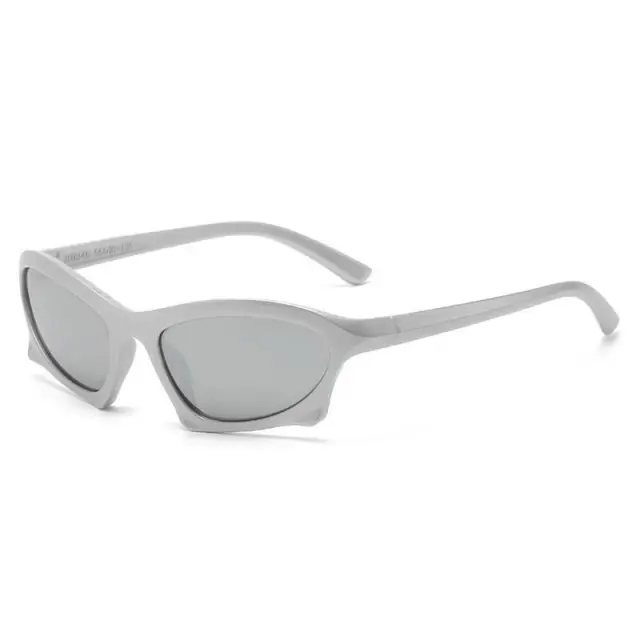 Men's Cycling PC Sports Sunglasses Silver Frame Mercury Lens - Shop at LoveMi