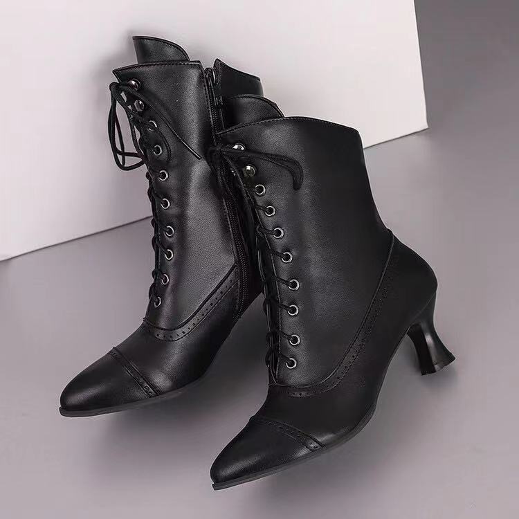Women’s High Heel Martin Boots