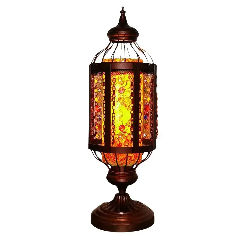 Exotic Handmade Sticker Mosaic Glass Lamp