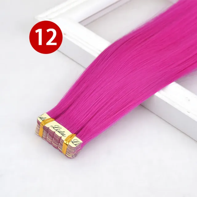 Seamless Hair Extension Highlight Color Hair Extension 12 Colors 1 Piece - Shop at LoveMi