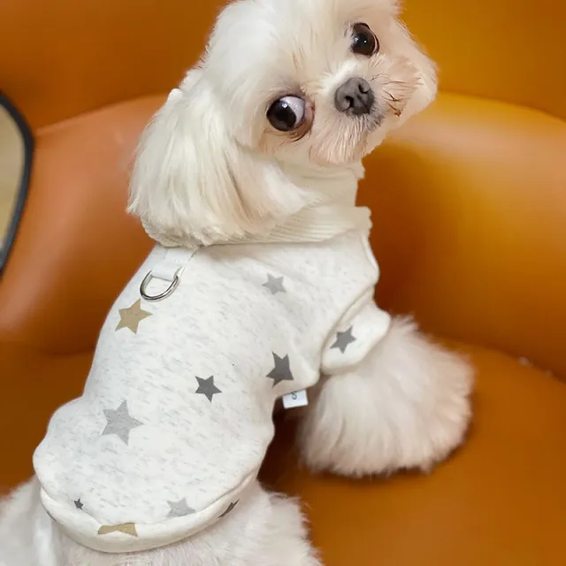 Fashion Casual Pet Teddy Clothes White - Shop at LoveMi