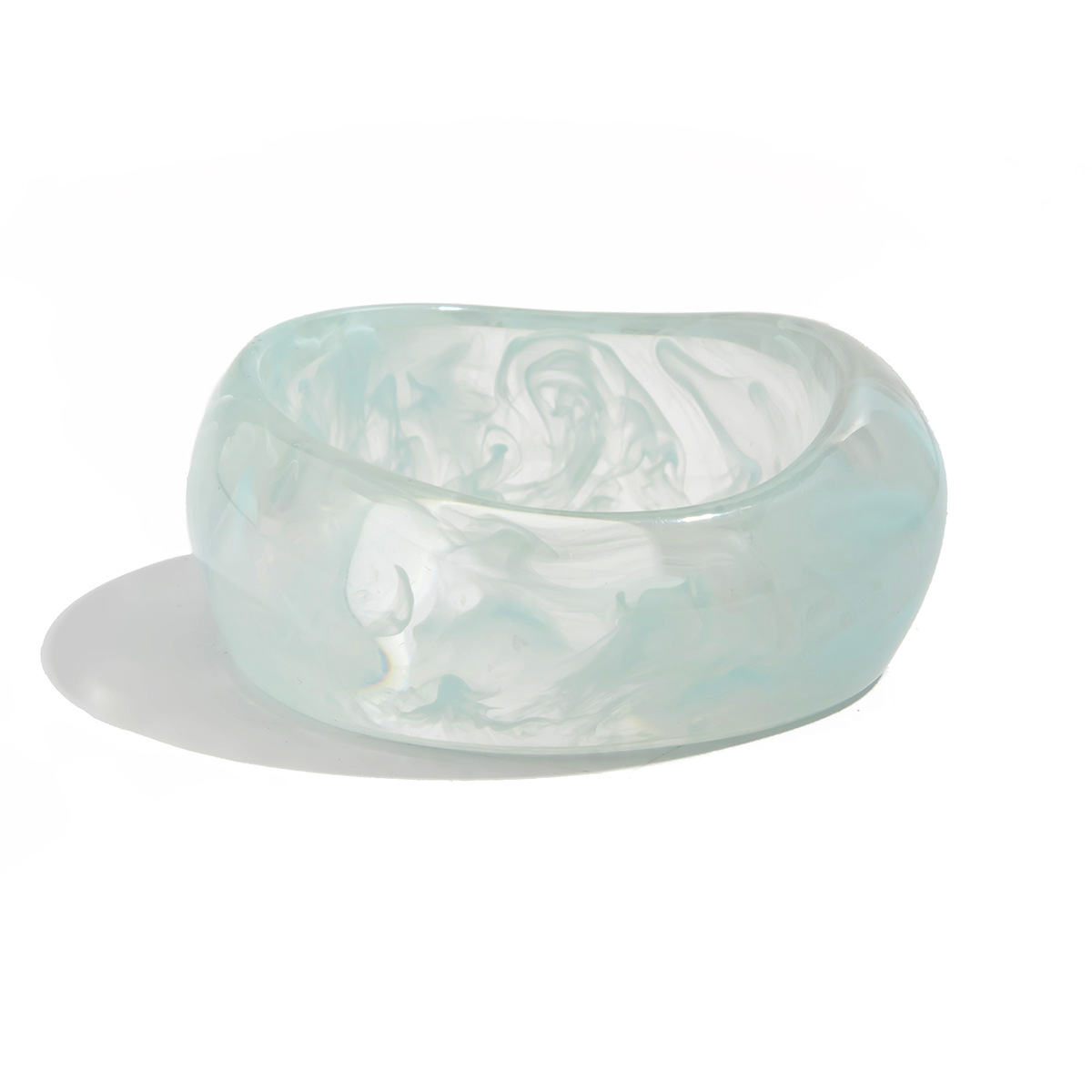 Dramatic Irregular Resin Bracelet For Women Dopamine Style