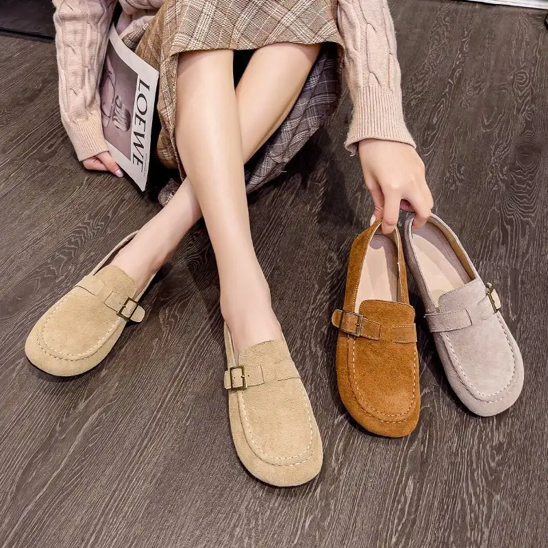 Women's Flat Birkenstock Sandals - Cork Latex Footbed Comfort Casual Shoes