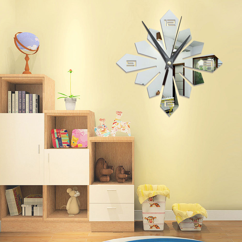 Geometric Acrylic Wall Clock, picture 4 of 5