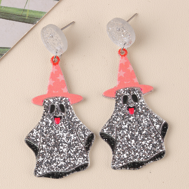 Halloween Series Acrylic Earrings For Women