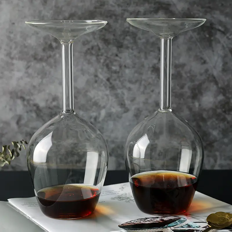 Borosilicate Glass Wine Home Creative Wine Inverted Goblet