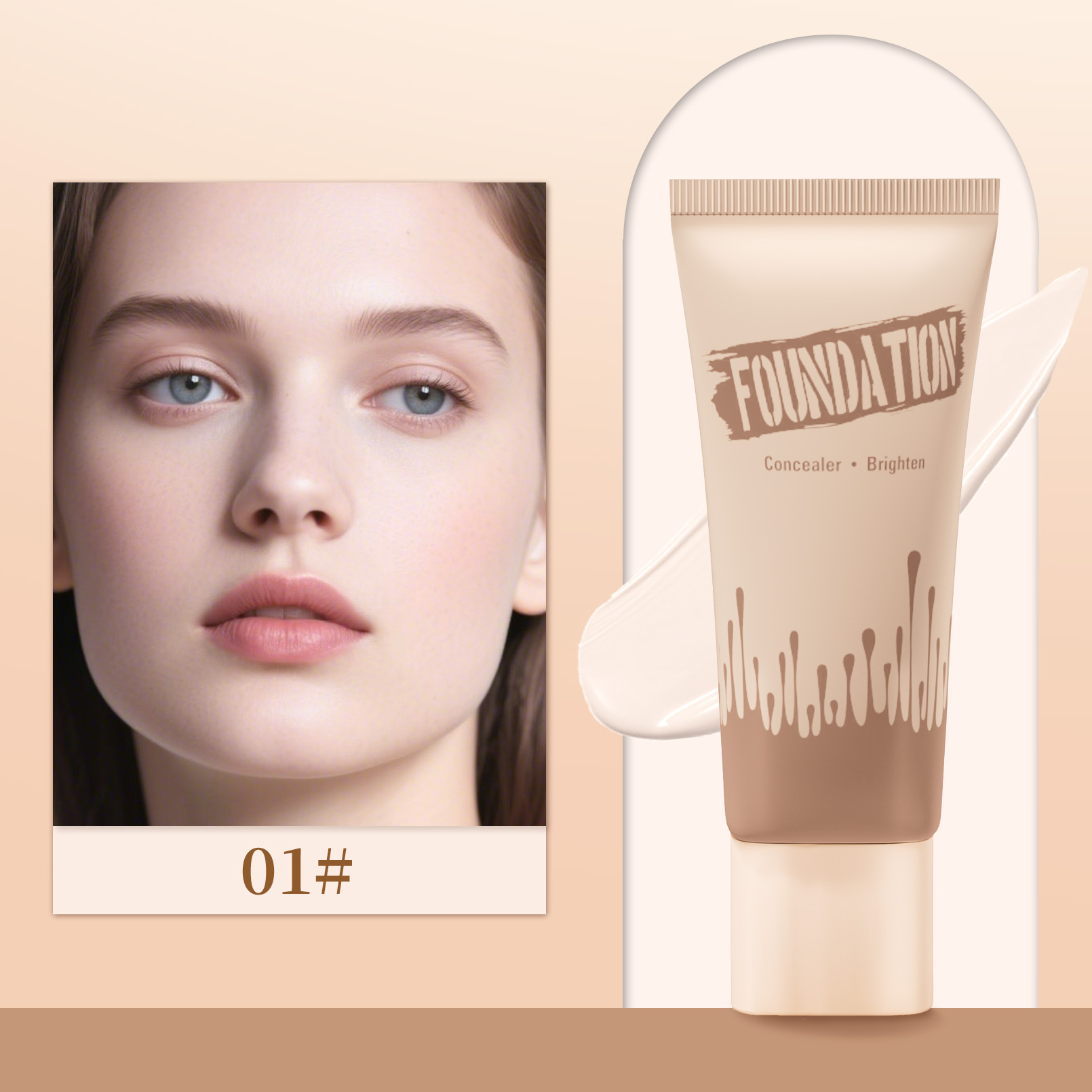 Concealing Foundation Oil Control Makeup Natural BB Cream 6